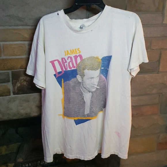 Vintage 1991 James Dean Hanes Curtis Mgmt (X Large) XL T-Shirt Rare - Picture 4 of 10